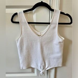 Madewell White Tank Top Size XXS